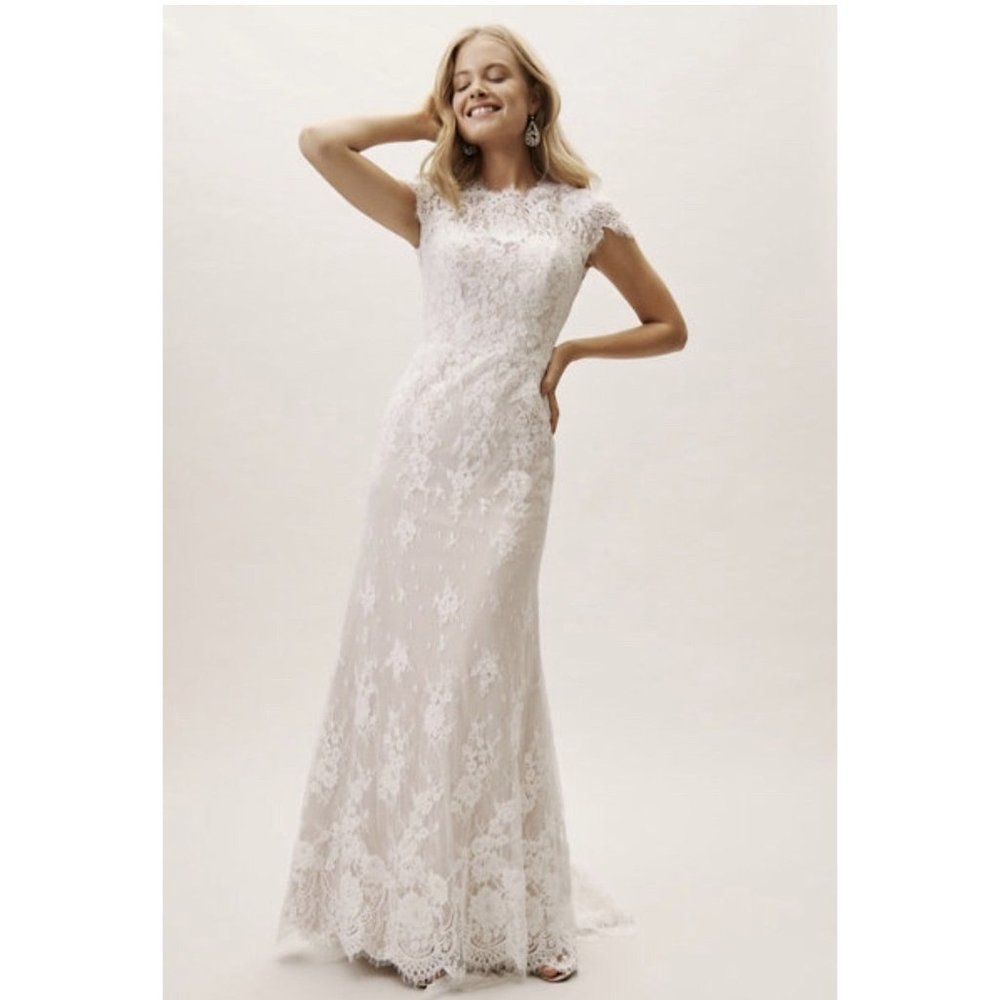 BHLDN Wtoo by Watters Sandrine Wedding Gown Size 14 NEW